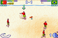 Ultimate Beach Soccer screenshot 5 for GameBoy Advance